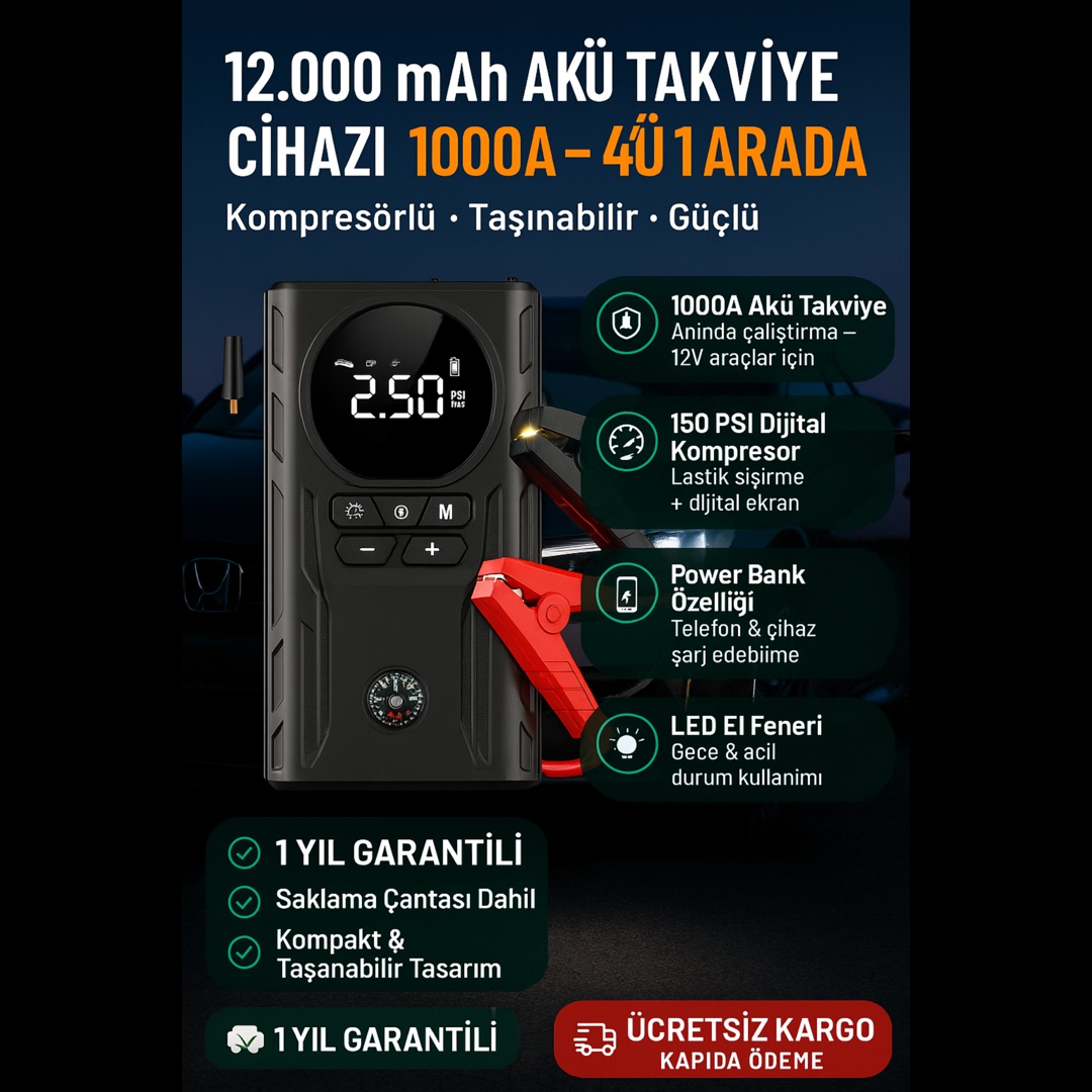 CASTU 12 BİNLİK AKÜ TAKVİYE