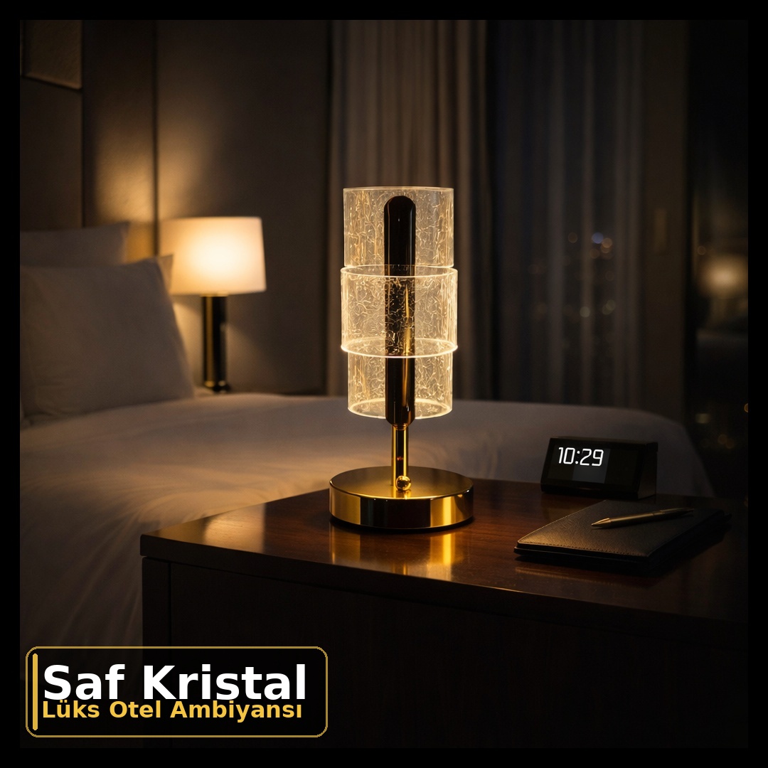 Kristal Masa Lambası