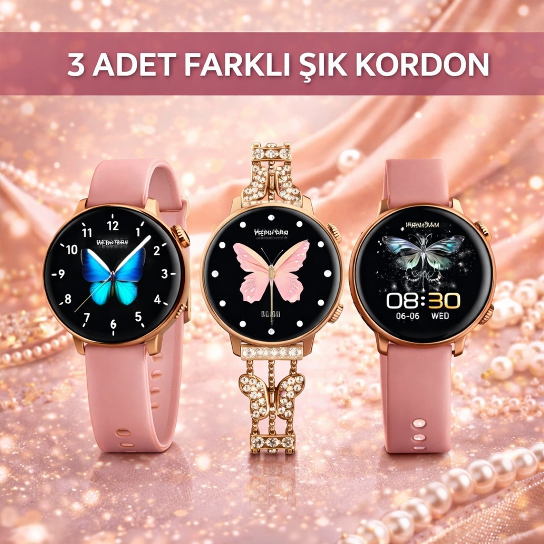 KADIN ŞIK TASARIM AKILLI SAAT
