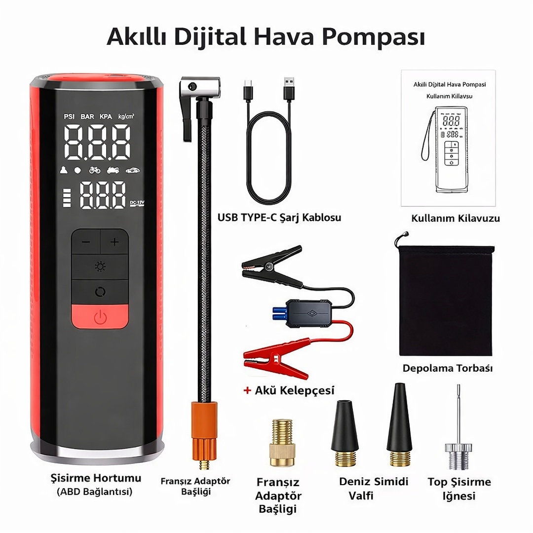 12.000mah AKÜ TAKVİYE