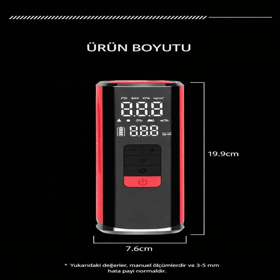 12.000mah AKÜ TAKVİYE