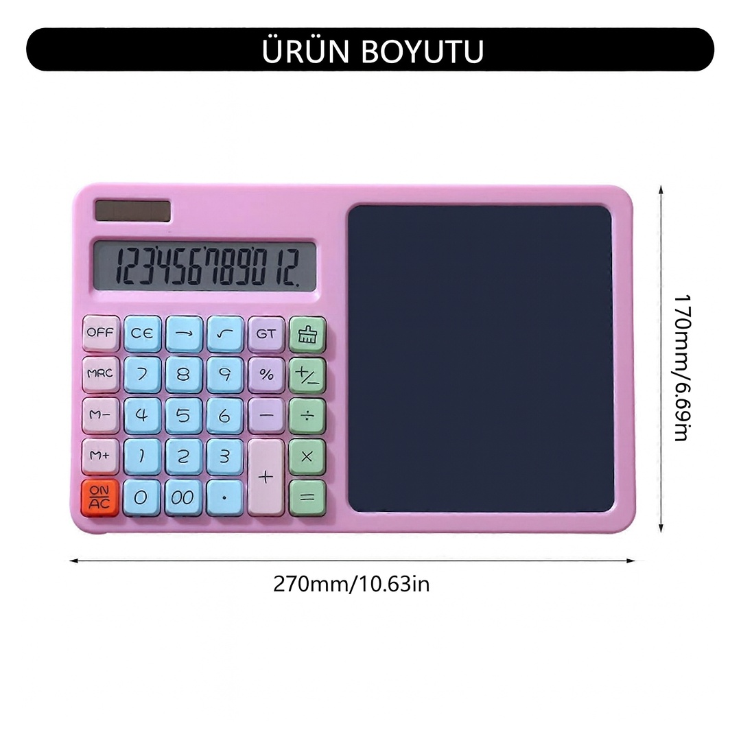 YAZI TAHTALI HESAP MAKİNASI