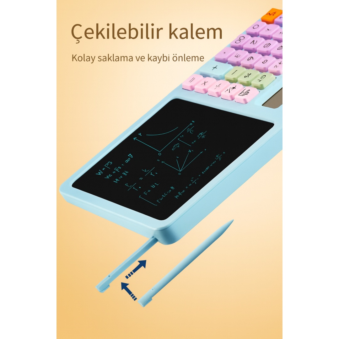 YAZI TAHTALI HESAP MAKİNASI