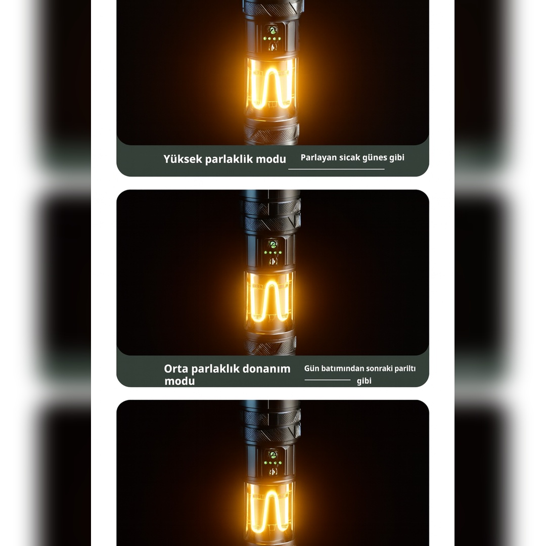 ÇOK FONKSİYONLU KAMP FENERİ