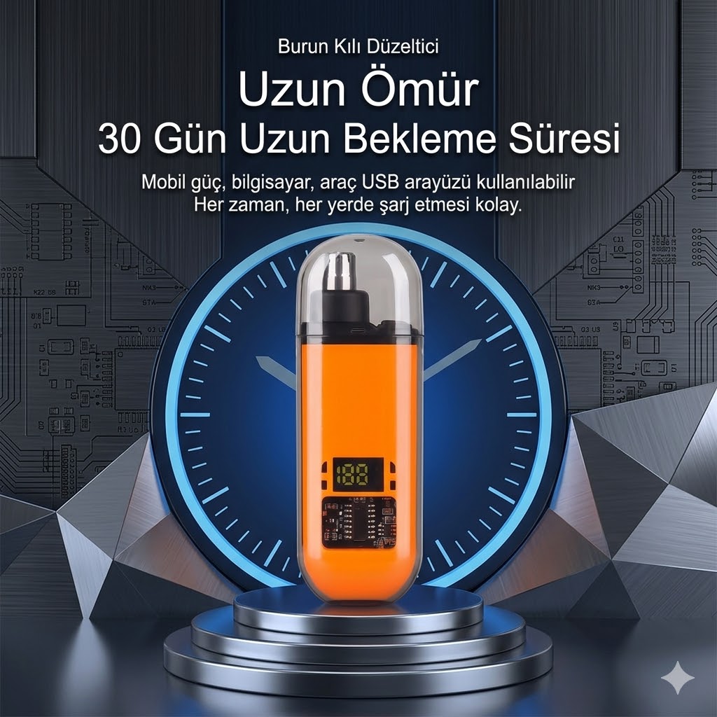 Burun Kulak Yanak Kıl Tüy Temizleme Makinesi