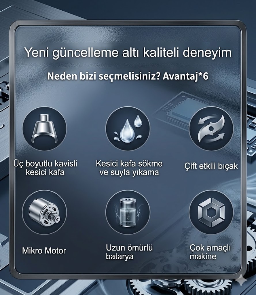 Burun Kulak Yanak Kıl Tüy Temizleme Makinesi