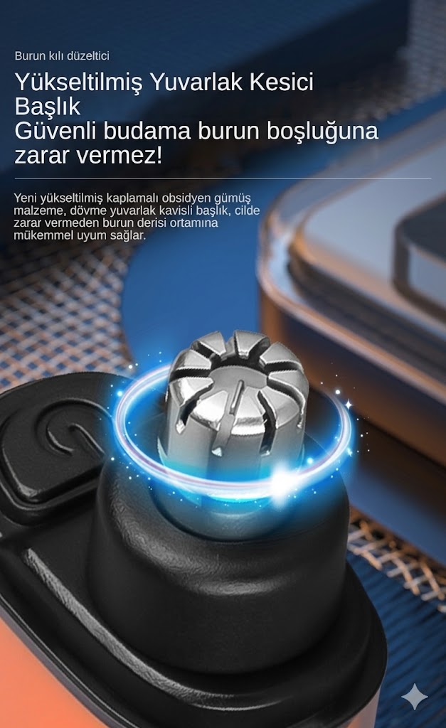 Burun Kulak Yanak Kıl Tüy Temizleme Makinesi