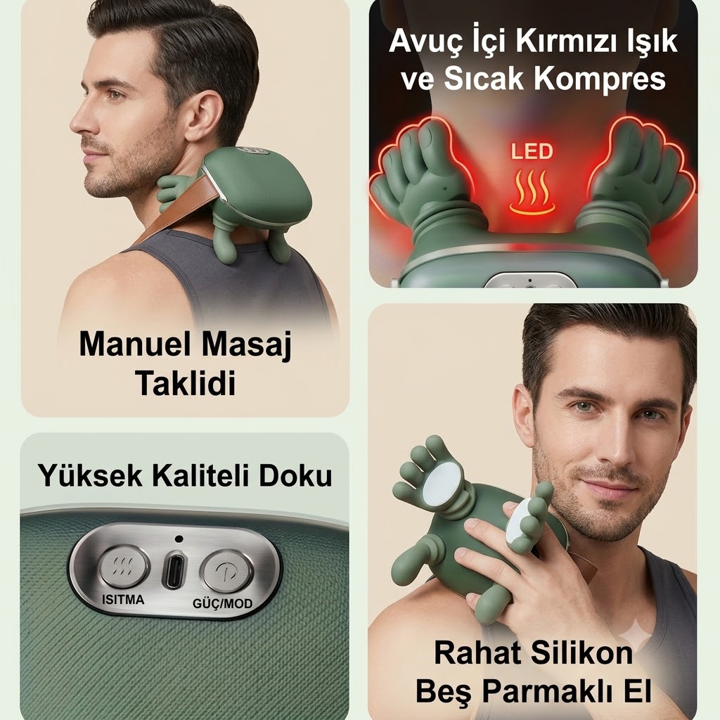 EL TİPİ MASAJ ALETİ