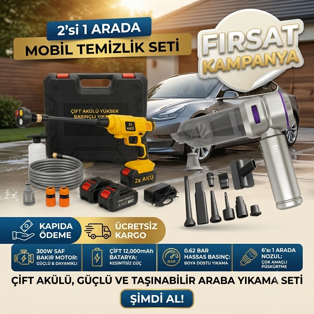 ARAÇ YIKAMA+OTO SÜPÜRGE