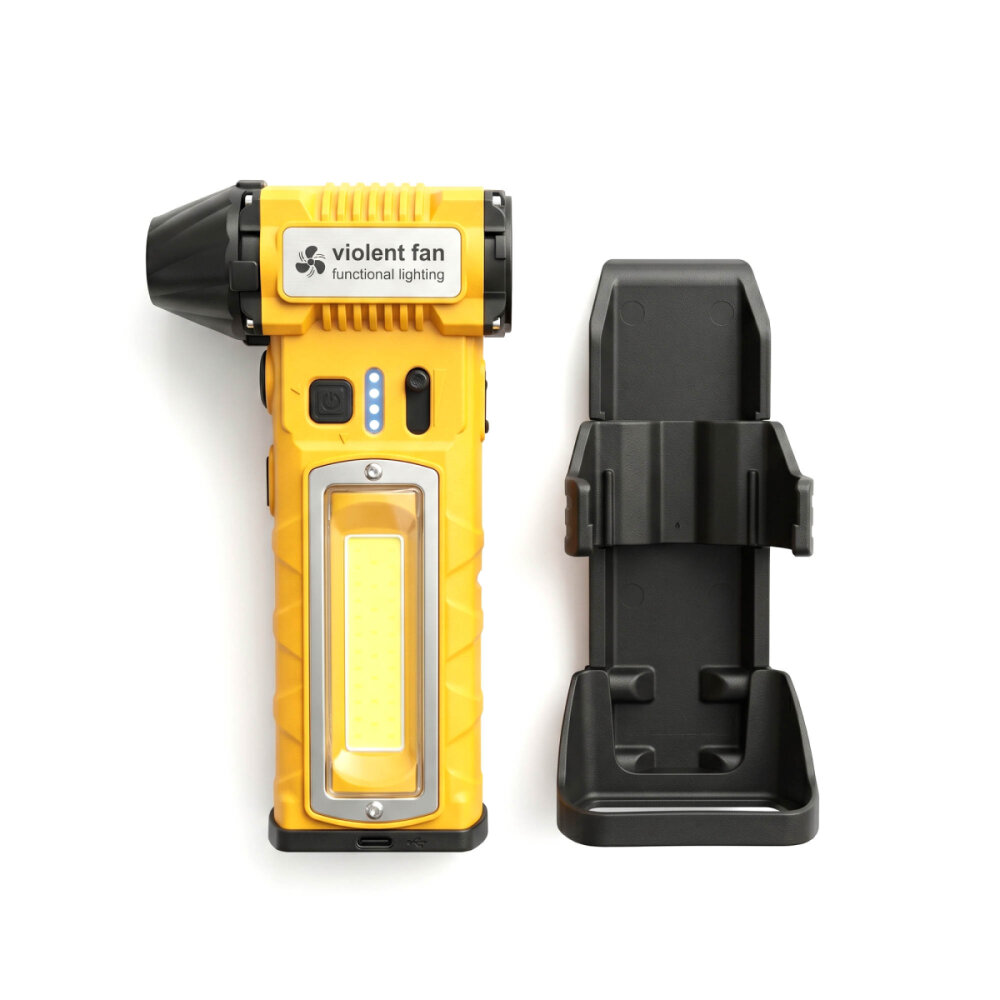 PT-925 Jet Fanlı USB Şarjlı El Feneri
