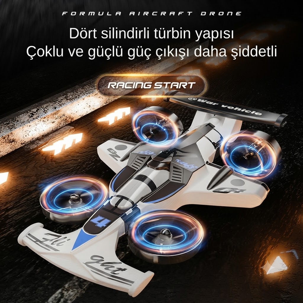 Uzaktan Kumandalı Araba & Drone – 2’si 1 Arada